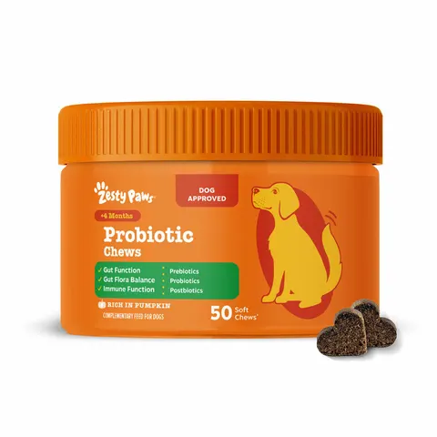 Zesty Paws Probiotic Chews com abóbora - 50 pastilhas – imagen 1