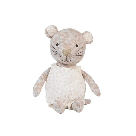 Tutti Bambini Knitted Toy - Larry Leopard – Beige – image 1
