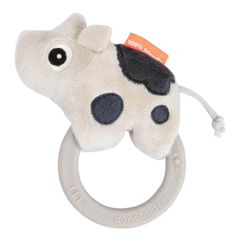 Done By Deer Sensory Rattle with Teether - Dotti Sand – Multicoloured – image 1