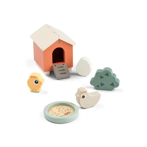 Tiny Farm Spielzeug Clucky, 6-teilig – Bild 1