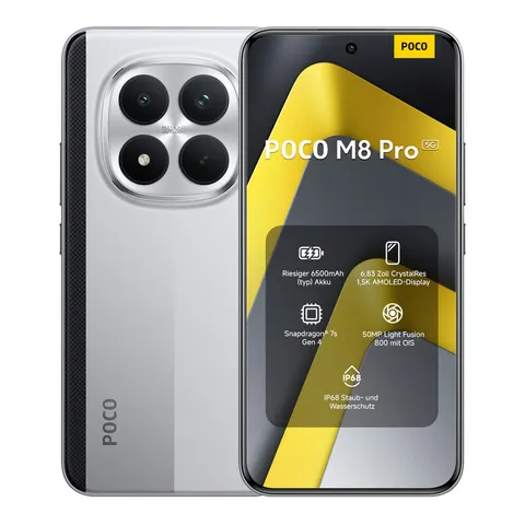 POCO M8 Pro 5G Argent 8 GO + 256 GO – image 1