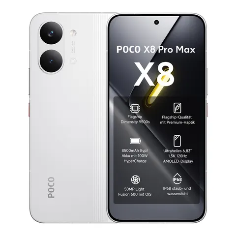 POCO X8 Pro Max Blanc 12 GO + 256 GO – image 1