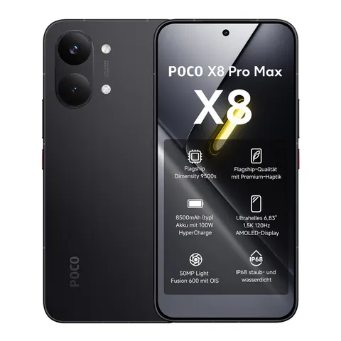 POCO X8 Pro Max Noir 12 GO + 256 GO – image 1