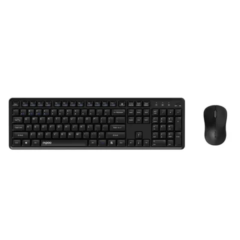 RAPOO 8150M SW - Keyboard/mouse combination, Bluetooth/wireless, black, EN – image 1