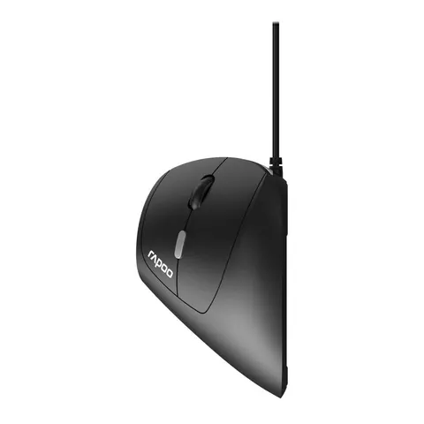 RAPOO EV200 SW - Mouse, wired, USB, ergonomic, black – image 1
