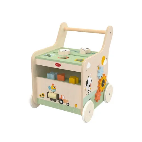 Tiny Love Farmers Funday Loopwagen - Hout – afbeelding 1