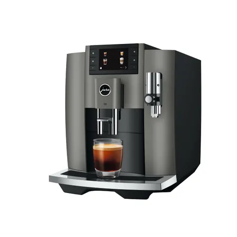 E8 Dark Inox (EC) Kaffeevollautomat – schwarz – Bild 1