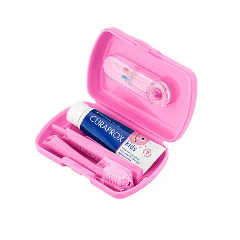 Curaprox Kids Set de Viaje Rosa – imagen 1