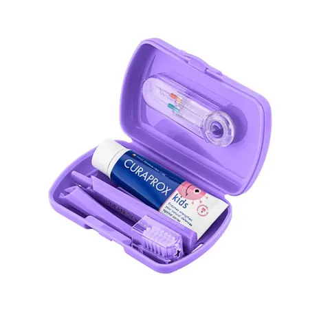 Curaprox Kids Set de Viaje Morado – imagen 1