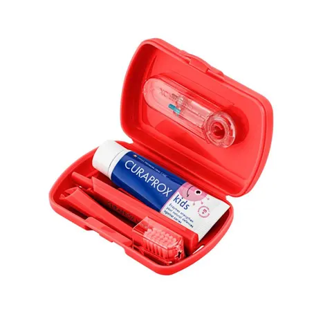 Curaprox Kids Set de Viaje Rojo – imagen 1