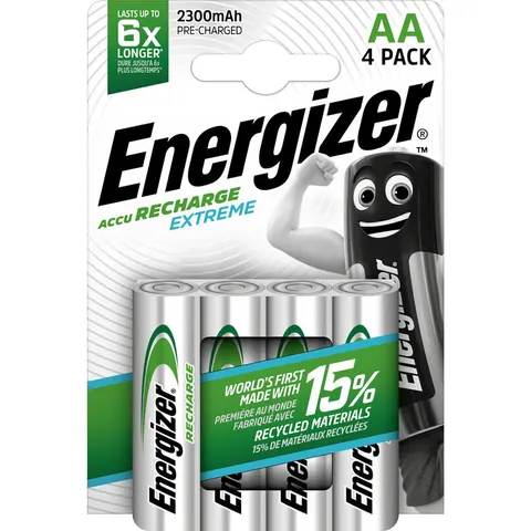 Energizer AA Rechargeable Extreme Batteries – image 1