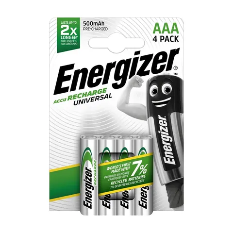 Energizer Recharge Universal Rechargeable battery AAA Alkaline – image 1