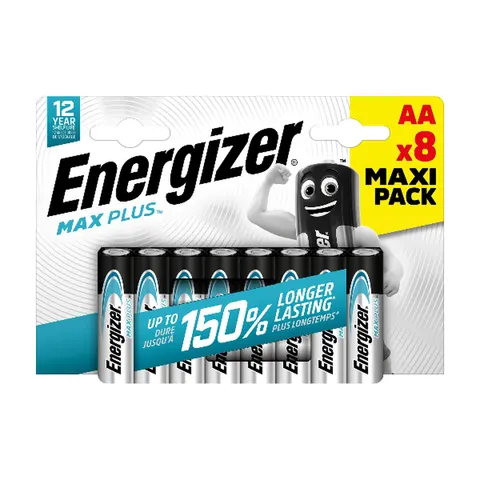 Batterij Energizer Max Plus 8xAA alkaline – afbeelding 1