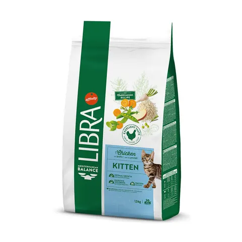 Libra Cat Junior com frango - 1,5 kg – imagen 1