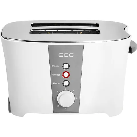 ECG ST 818 - Broodrooster - Toaster - Wit - 800 W – afbeelding 1