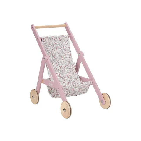 Little Dutch Poppenbuggy – Hout – afbeelding 1