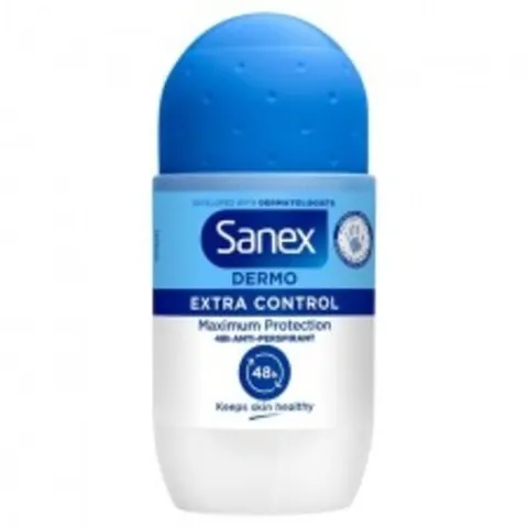 Sanex Deodorant Roller Dermo Extra Control 50 ml – afbeelding 1