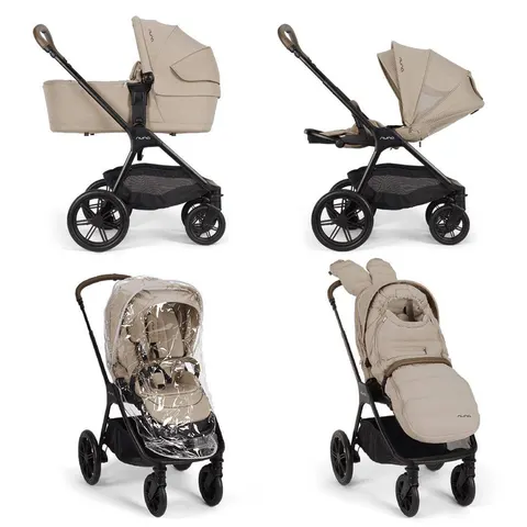 Nuna Kombikinderwagen TRIV lx cosmopolitan – beige – Bild 1