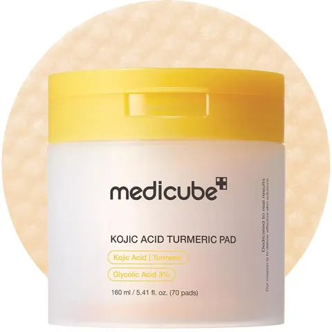 Medicube - Kojic Acid Tumeric Toner Pad, 70STK, Multicolor – Bild 1