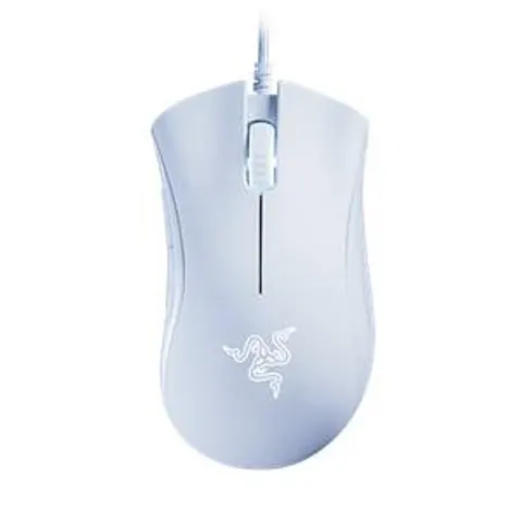 Razer DeathAdder Essential - Bedrade Gaming Muis - Ergonomisch - Programmeerbaar - 6.400 DPI - Optisch - Wit – afbeelding 1