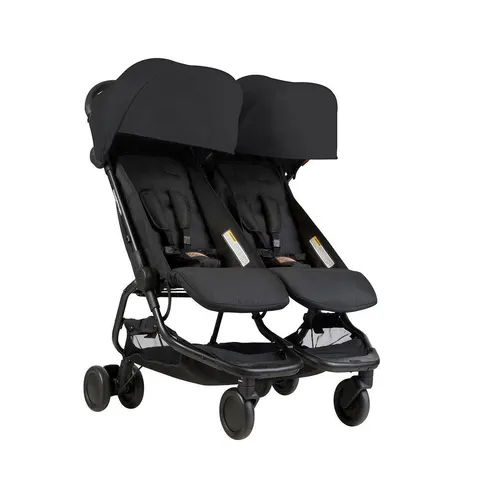 Mountain Buggy Nano Duo V3 Black – afbeelding 1