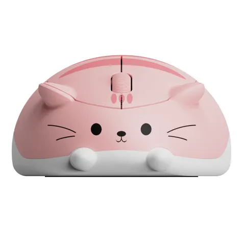 Akko Cat Theme Mouse – Pink ANGIE – image 1