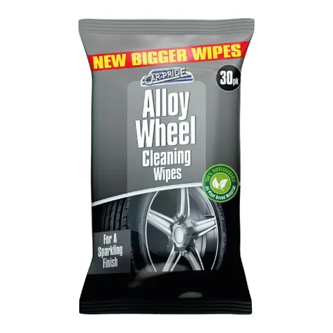 Car Pride Alloy Wheel Cleaning Wipes - 30 pcs – image 1