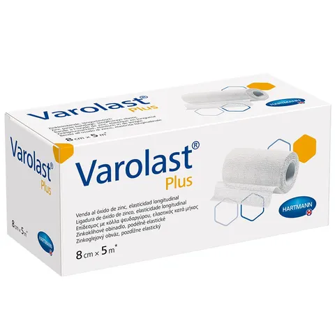 Varolast Plus Zinkleimbinde 8 cmx5 m – Bild 1