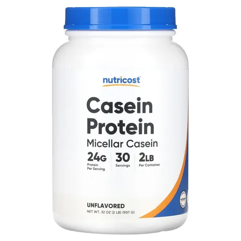 Nutricost, Casein Protein, Unflavored, 2 lb (907 g) – image 1