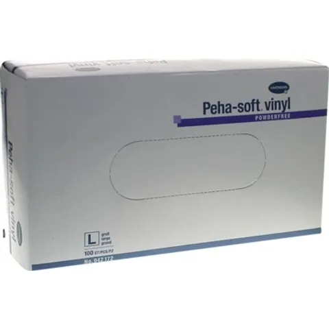 Peha Soft Vinyl Handschuhe puderfrei gross – Bild 1