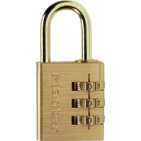 Master Lock combinatiehangslot Aluminium, 30mm – afbeelding 1