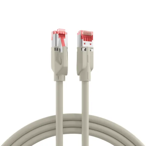 EFB-ELEKTRONIK PATCH-600 3 GR - Cable de interconexiones S/FTP, CAT 6A, 3 m, gris – imagen 1