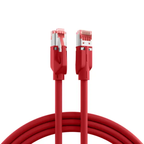 EFB-ELEKTRONIK PATCH-600 3 RT - Cable de interconexiones Cat.6a, S/FTP, 3m, rojo – imagen 1