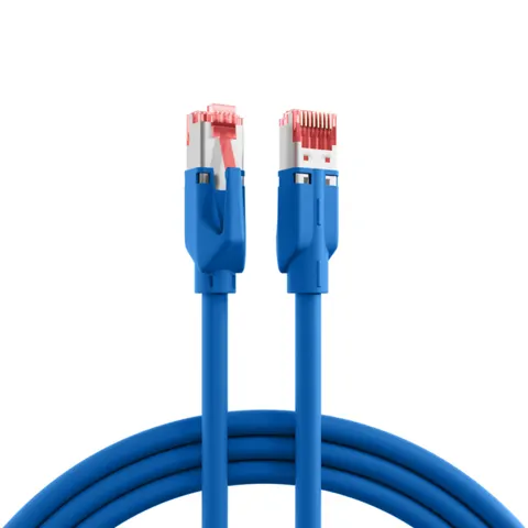 EFB-ELEKTRONIK PATCH-600 10 BL - Cable de interconexiones Cat.6a, S/FTP, 10m, azul – imagen 1