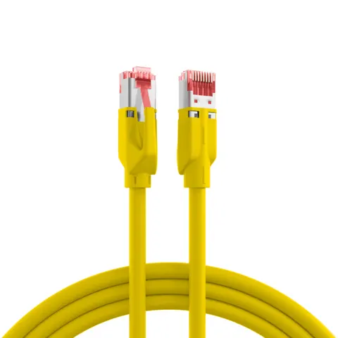EFB-ELEKTRONIK PATCH-600 3 GE - Cable de interconexiones Cat.6a, S/FTP, 3m, amarillo – imagen 1
