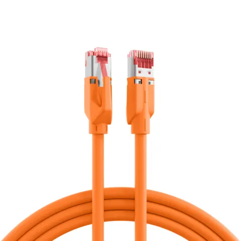 EFB-ELEKTRONIK PATCH-600 2 OR - Cable de interconexiones Cat.6a, S/FTP, 2m, naranja – imagen 1