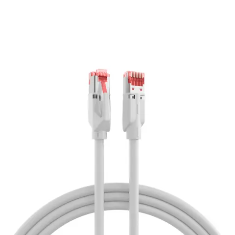 EFB-ELEKTRONIK PATCH-600 7,5 WS - Cable de interconexiones Cat.6a, S/FTP, 7,5m, blanco – imagen 1