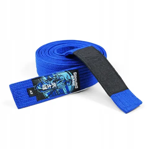 Pas do Bjj Ground Game Premium Niebieski r. A3 – zdjęcie 1