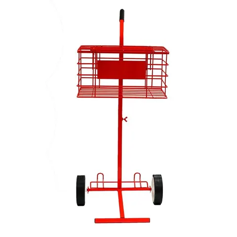 Carro Portapelotas Softee 80 Pelotas Rojo – imagen 1