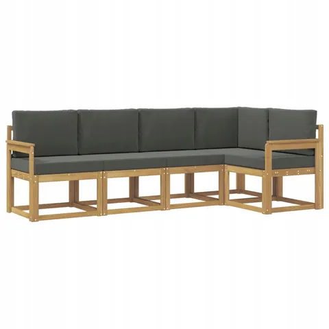 vidaXL Ensemble de canapés d'extérieur 5 pc 5 place – 781291 – image 1