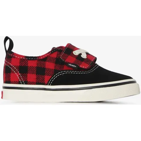 Vans Authentic El Plaid - Bébé noir/rouge 22 unisexe – image 1
