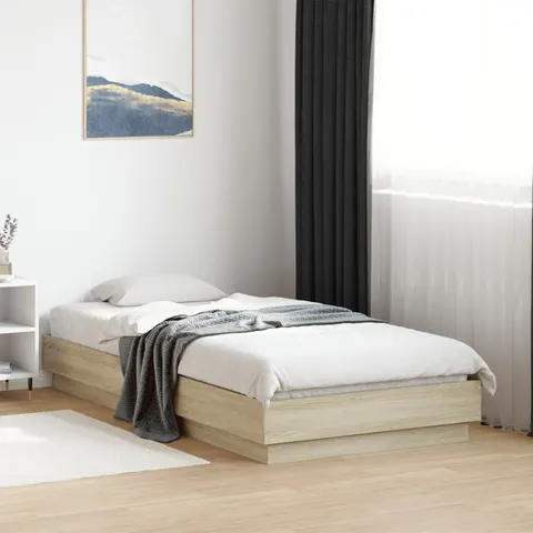 17 Stories Pasol Bed Frame Black Small Single (2'6) – image 1