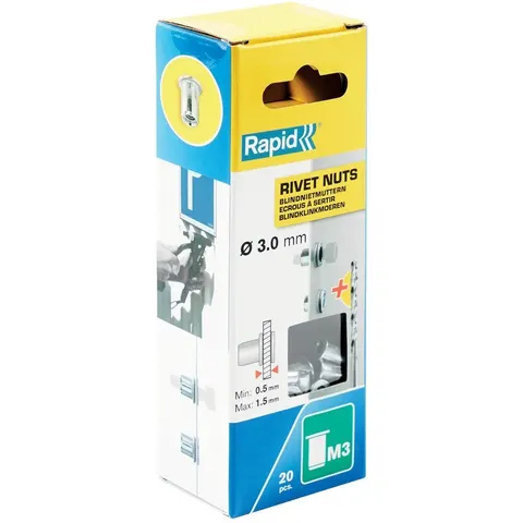 Isaberg Rapid AB Rapid Blindnietmutter, M3 – Bild 1