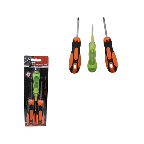 Electrical Voltage Tester And Screwdriver Set Of 3 – image 1