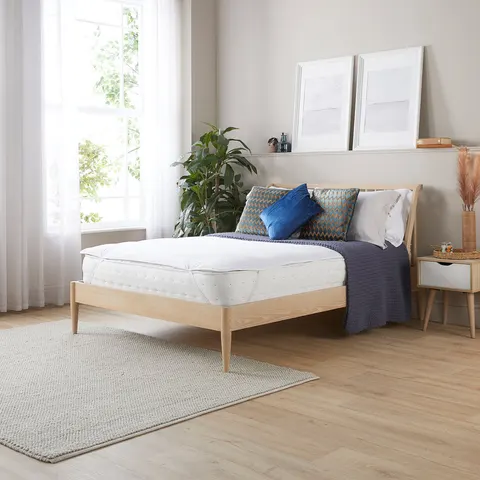 Slumberdown Wonderful Wool 2cm Mattress Topper - Double – image 1