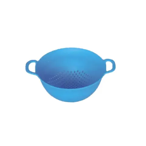 Mini Plastic Colander Strainer With Handles Assorted Colours – image 1
