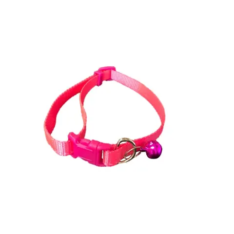 Pet Cat Collar With Bell Assorted Colours – image 1