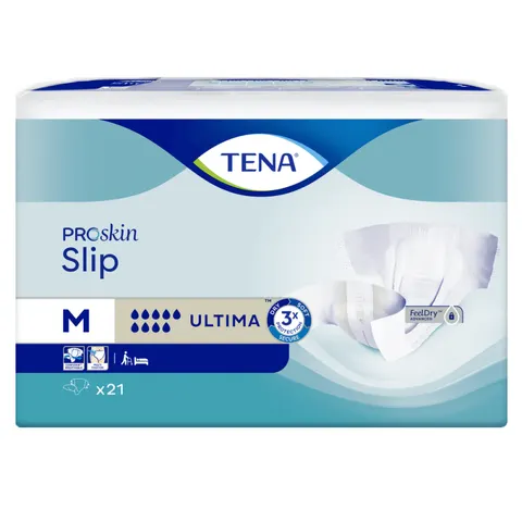 TENA Slip Ultima Medium - Karton van 63 kleefluiers – afbeelding 1
