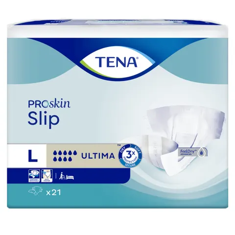 TENA® Slip Ultima Large - Karton van 63 kleefluiers – afbeelding 1