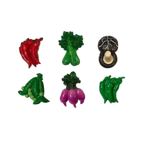 Fridge Magnet Vegetable Design Assorted Designs – image 1